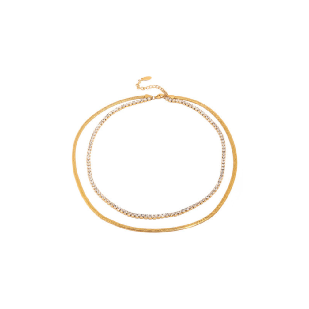 Halskette Sparkle | 18K vergoldet