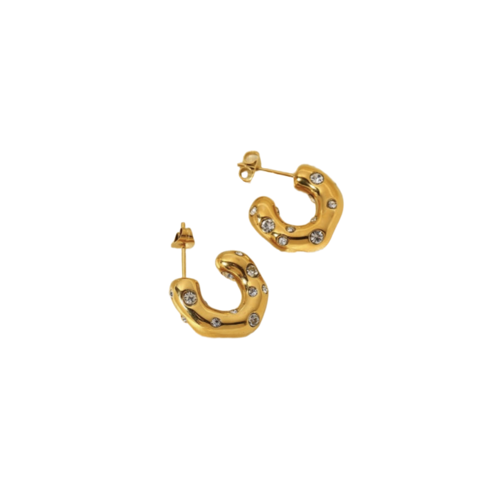 Creolen Chunky | 18K vergoldet