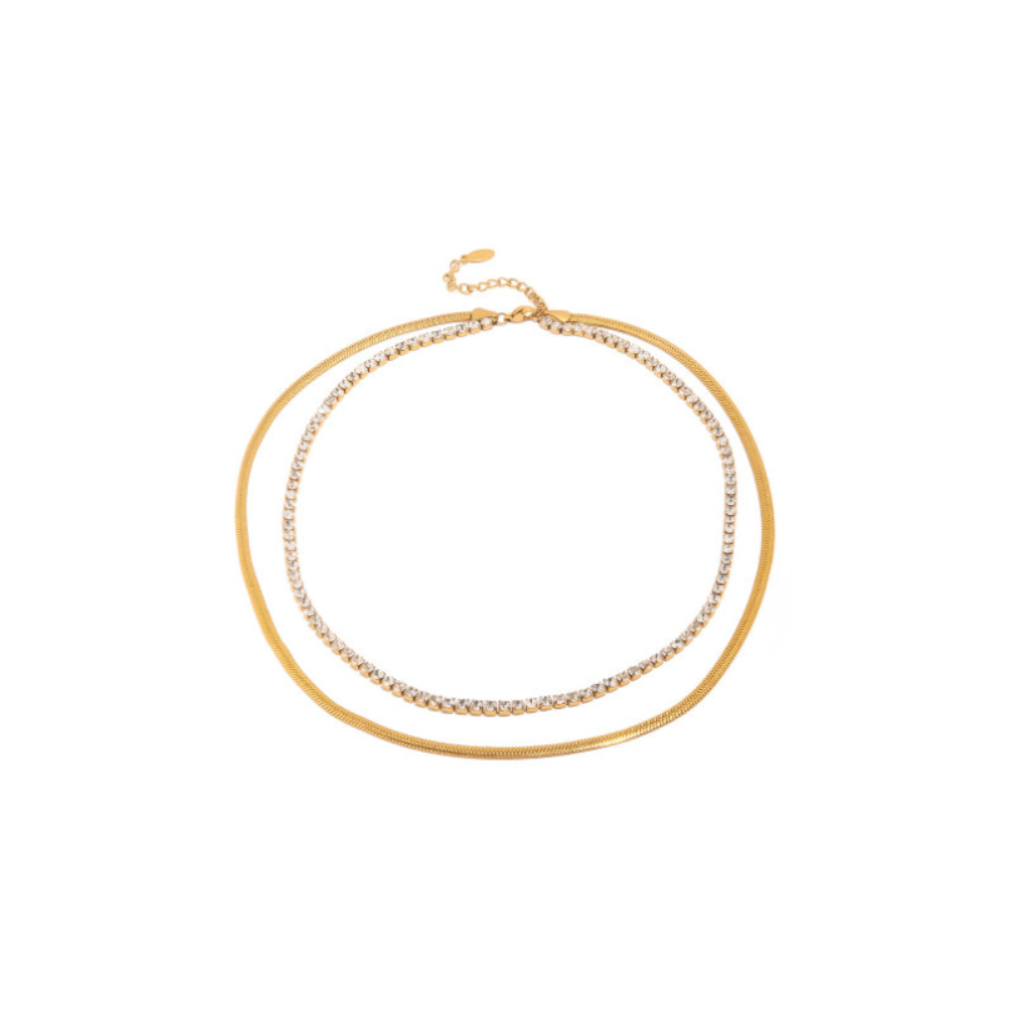 Necklace Sparkle | 18K Gold plated