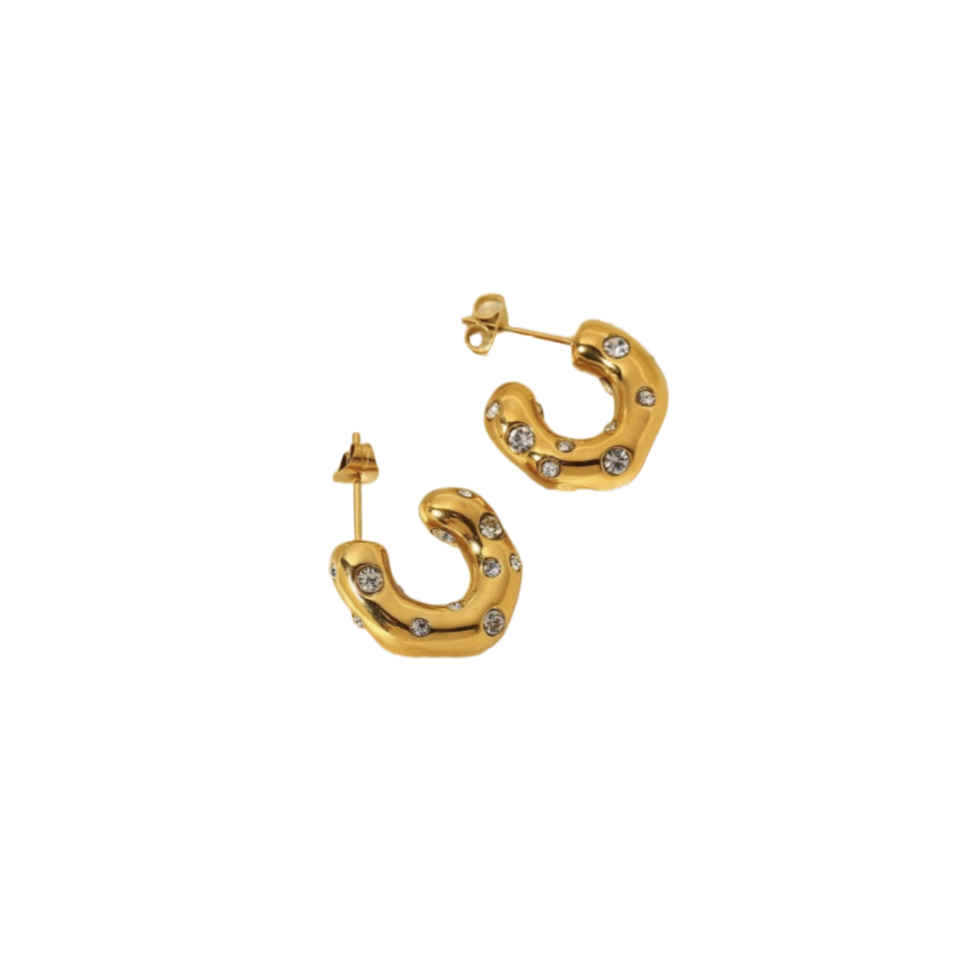 Earrings Chunky | 18K Gold plated