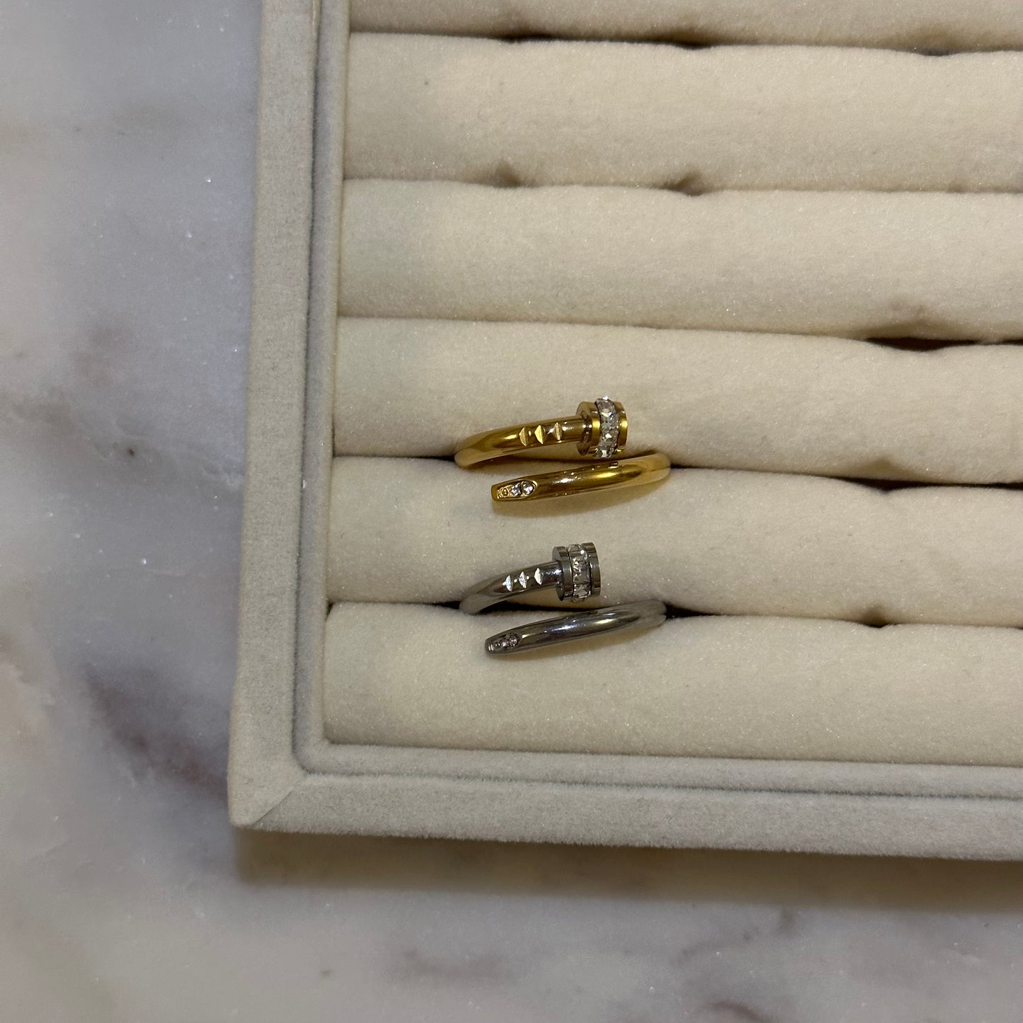 Ring Zana | 18K vergoldet